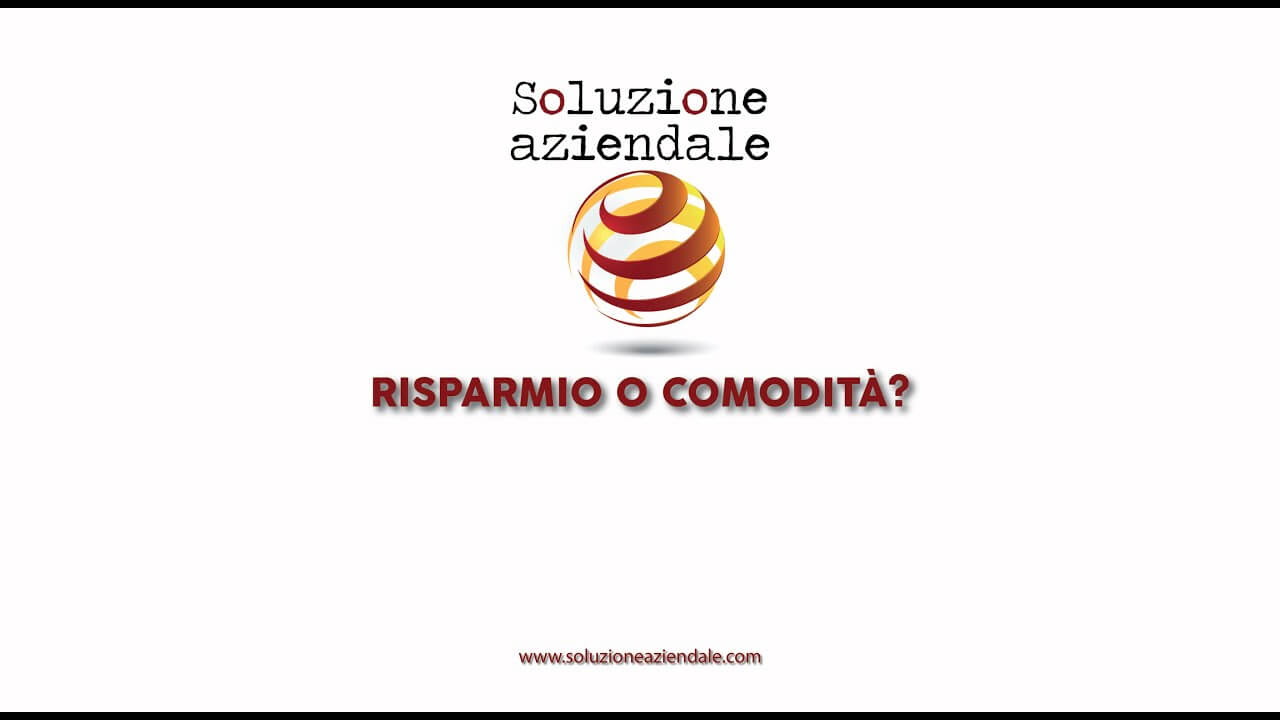 Risparmio o comodità